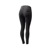 Pantalon Horze Carolyn denim fullgrip femme Noir Pantalon Horze Carolyn denim fullgrip femme Noir