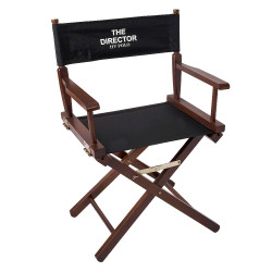 Chaise Director HV Polo Dacy Noir Chaise Director HV Polo Dacy Noir