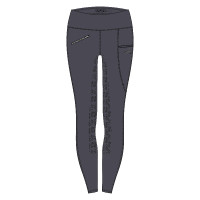 Legging d'équitation Easy Rider Dietse Performance FullGrip femme Magnet Gris