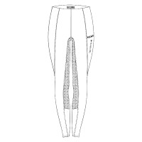 Legging d'équitation Easy Rider Livia performance FullGrip femme Blanc