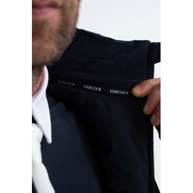 Lange parka Harcour Robertha heren Marine Marineblauw