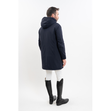 Lange parka Harcour Robertha heren Marine Marineblauw