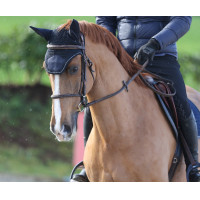 Bonnet anti-mouche Show-Line Marine / gris Bleu