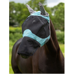 Masque anti-mouches LeMieux Visor-Tek complet Lagoon Bleu