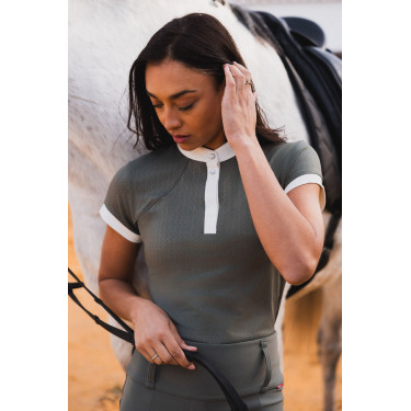 Chemise de concours B Vertigo Liv scintillante femme Basilic chaud Chemise de concours B Vertigo Liv scintillante femme Basilic chaud