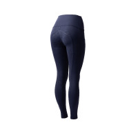 Legging taille haute fond intégral silicone Gillian Horze femme Ouverture Bleu marine Legging taille haute fond intégral silicone Gillian Horze femme Ouverture Bleu marine