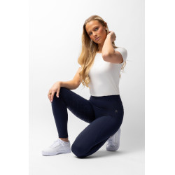 Hoogwaardige legging met volledige siliconen zitvlak Gillian Horze dames Opening Marineblauw Hoogwaardige legging met volledige siliconen zitvlak Gillian Horze dames Opening Marineblauw