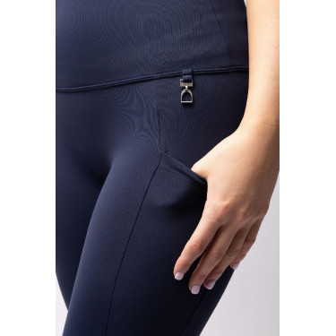 Hoogwaardige legging met volledige siliconen zitvlak Gillian Horze dames Opening Marineblauw Hoogwaardige legging met volledige siliconen zitvlak Gillian Horze dames Opening Marineblauw
