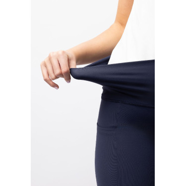 Hoogwaardige legging met volledige siliconen zitvlak Gillian Horze dames Opening Marineblauw Hoogwaardige legging met volledige siliconen zitvlak Gillian Horze dames Opening Marineblauw