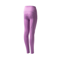 Legging à fond intégral Gillian pour enfant Horze Pensée pâle Violet