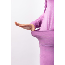 Legging à fond intégral Gillian pour enfant Horze Pensée pâle Violet Legging à fond intégral Gillian pour enfant Horze Pensée pâle Violet