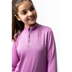 Trainingsshirt Horze Mea kind Bleek Paars Violet