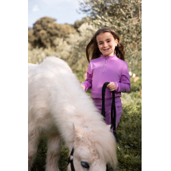 Trainingsshirt Horze Mea kind Bleek Paars Violet
