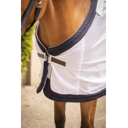 Chemise UV Mesh combo Paddock Sports Blanc