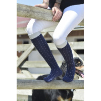 Chaussettes Equithème Peas Bleu marine Chaussettes Equithème Peas Bleu marine