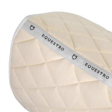 Technische stof dressuurdek met geborduurd logo White Line Equestro Technische stof dressuurdek met geborduurd logo White Line Equestro