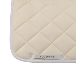 Technische stof dressuurdek met geborduurd logo White Line Equestro Beige