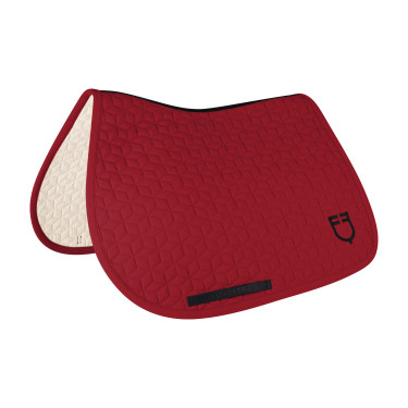 Tapis de selle de saut en matelassage cubique Equestro Tapis de selle de saut en matelassage cubique Equestro