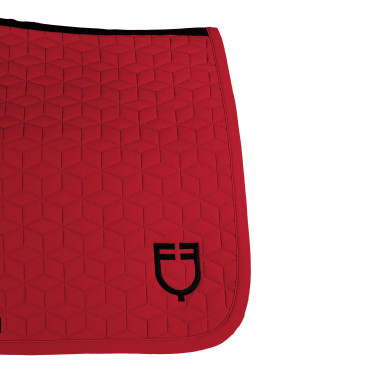 Tapis de selle de saut en matelassage cubique Equestro Tapis de selle de saut en matelassage cubique Equestro