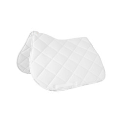 Tapis de selle obstacle en tissu technique respirant GP Equestro Blanc / blanc Tapis de selle obstacle en tissu technique respirant GP Equestro Blanc / blanc