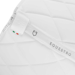 Tapis de selle obstacle en tissu technique respirant GP Equestro Blanc / blanc Tapis de selle obstacle en tissu technique respirant GP Equestro Blanc / blanc