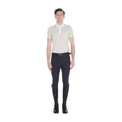 Pantalon ajusté avec grip intégral homme Aria Equestro Marine blazer Bleu marine Pantalon ajusté avec grip intégral homme Aria Equestro Marine blazer Bleu marine
