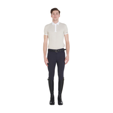 Pantalon ajusté avec grip intégral homme Aria Equestro Marine blazer Bleu marine Pantalon ajusté avec grip intégral homme Aria Equestro Marine blazer Bleu marine