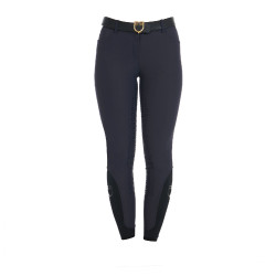 Pantalon ajusté femme avec grip complet Aria Equestro Marine blazer Bleu marine