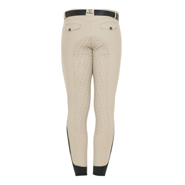 Broek met volledige grip voor heren in technisch stof Equestro Broek met volledige grip voor heren in technisch stof Equestro