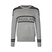 Pull-over tricoté Kingsland KLNolan homme Gris mélangé moyen Pull-over tricoté Kingsland KLNolan homme Gris mélangé moyen