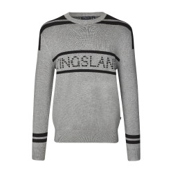 Pull-over tricoté Kingsland KLNolan homme Gris mélangé moyen