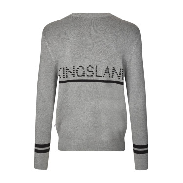 Gebreide trui Kingsland KLNolan heren Gemengd middengrijs