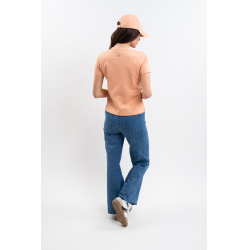 Tee-shirt Harcour Telma Abricot Orange