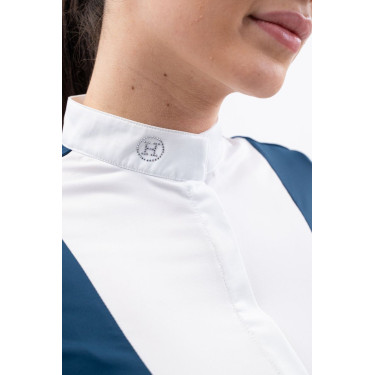 Wedstrijdpolo Harcour Shine Lagoonblauw Wedstrijdpolo Harcour Shine Lagoonblauw