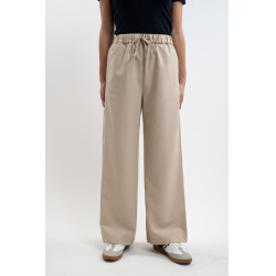 Paisley-broek Harcour Linnen Beige