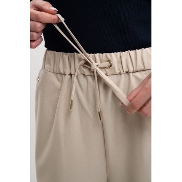 Paisley-broek Harcour Linnen Beige Paisley-broek Harcour Linnen Beige