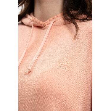 Plume hoodie Harcour Abrikoos Oranje