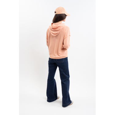Plume hoodie Harcour Abrikoos Oranje