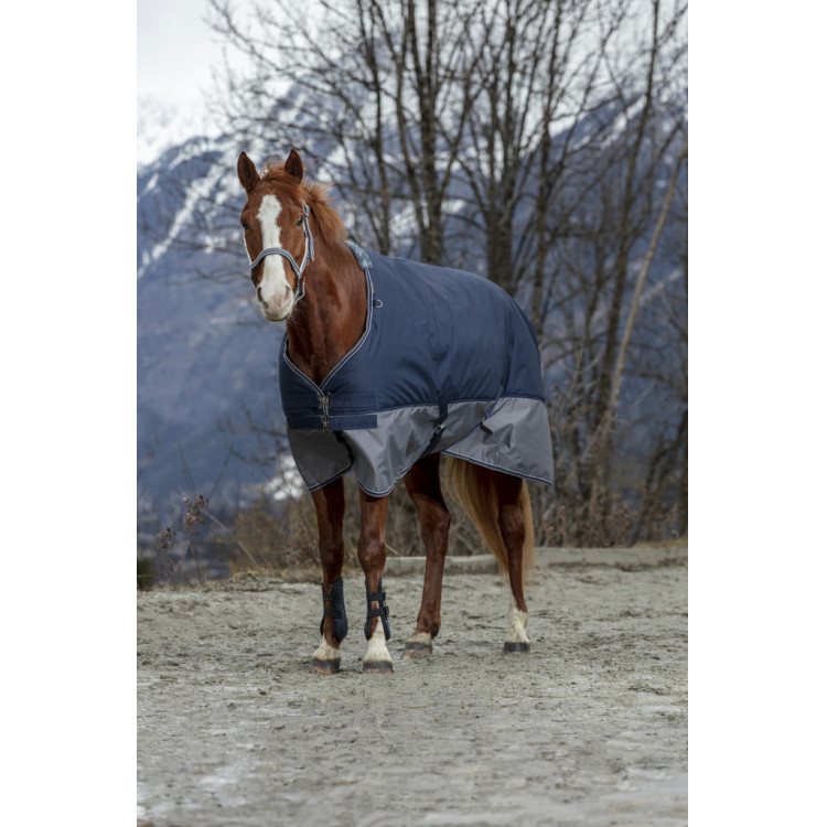 Couverture Equithème Tyrex 600 Doublée polaire Couverture Equithème Tyrex 600 Doublée polaire