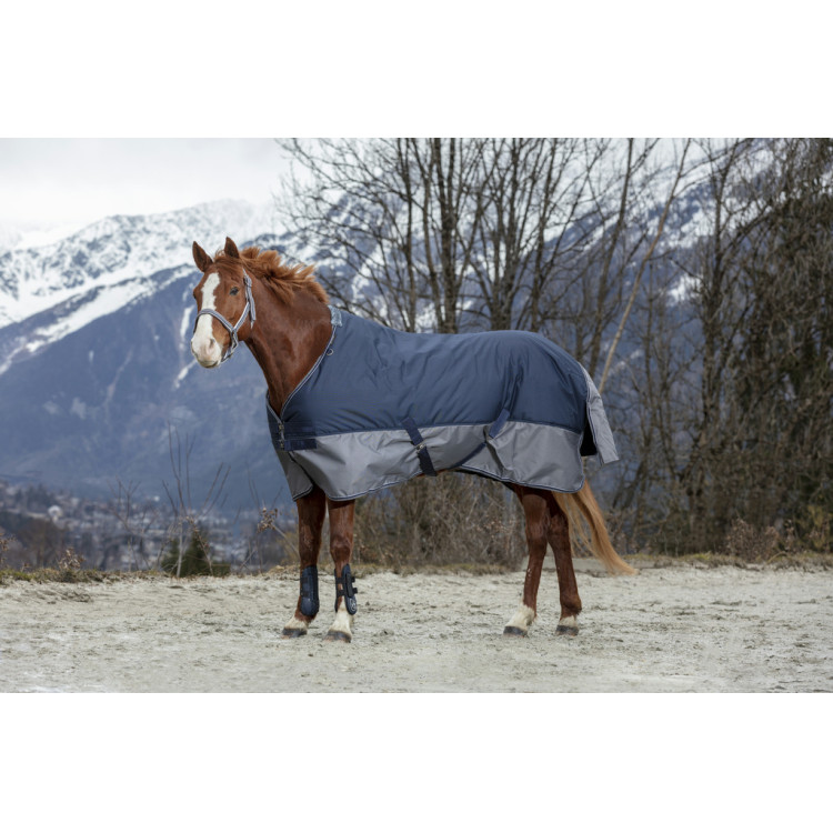 Couverture Equithème Tyrex 600 Doublée polaire Couverture Equithème Tyrex 600 Doublée polaire