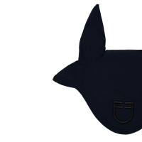 Vliegenmuts van technische stof met Equestro-logo Marine / zwart Blauw