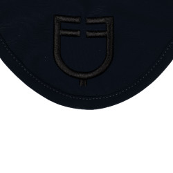 Vliegenmuts van technische stof met Equestro-logo Marine / zwart Blauw