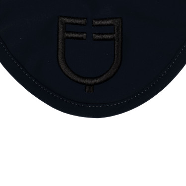 Vliegenmuts van technische stof met Equestro-logo Marine / zwart Blauw