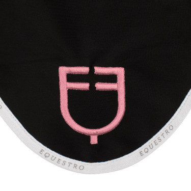 Technische vliegenmuts van stof met meerkleurig Equestro-logo Technische vliegenmuts van stof met meerkleurig Equestro-logo
