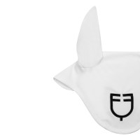 Bonnet anti-mouches en tissu technique White Line Edition Equestro Blanc
