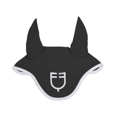 Vliegenmasker in technische stof White Line Edition Equestro Asfalt Grijs Vliegenmasker in technische stof White Line Edition Equestro Asfalt Grijs