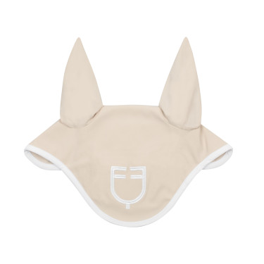 Bonnet anti-mouches en tissu technique White Line Edition Equestro Bonnet anti-mouches en tissu technique White Line Edition Equestro