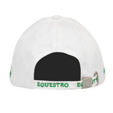 Casquette unisex de la nouvelle collection Equestro Blanc / vert