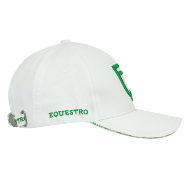 Unisex pet uit de nieuwe collectie van Equestro Wit / groen