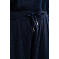 Pantalon fluide Harcour Jonquille femme Marine Bleu marine